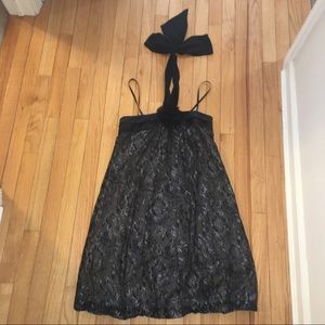 Halter lace dress